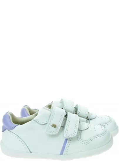 Białe Półbuty BOBUX Riley White + Lilac 732119