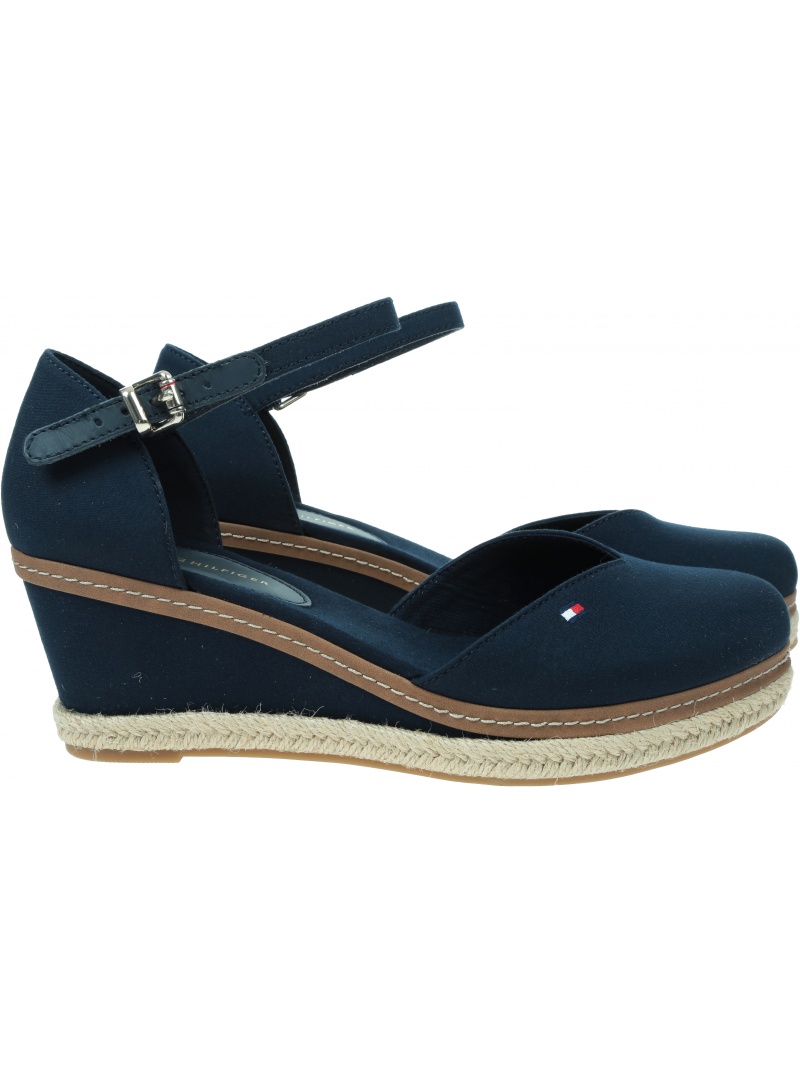 Espadryle Damskie TOMMY HILFIGER Basic Closed Toe FW0FW04787 DW6