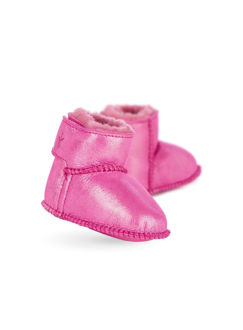 KOZACZKI EMU Baby Bootie Metallic Hot Pink