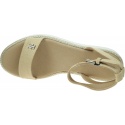TOMMY HILFIGER Linen With Gold Flatform FW0FW08051 0HD 5