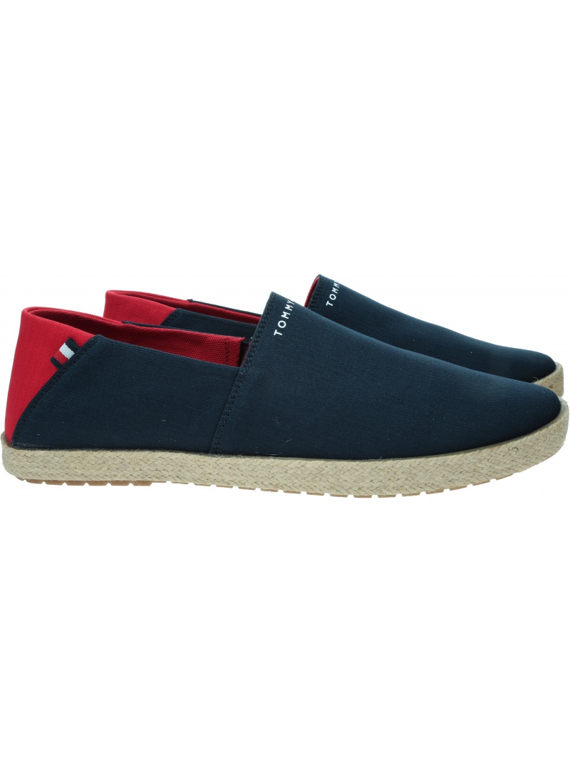 Espadryle Męskie TOMMY HILFIGER Espadrille Core Textile FM0FM04981 DW5