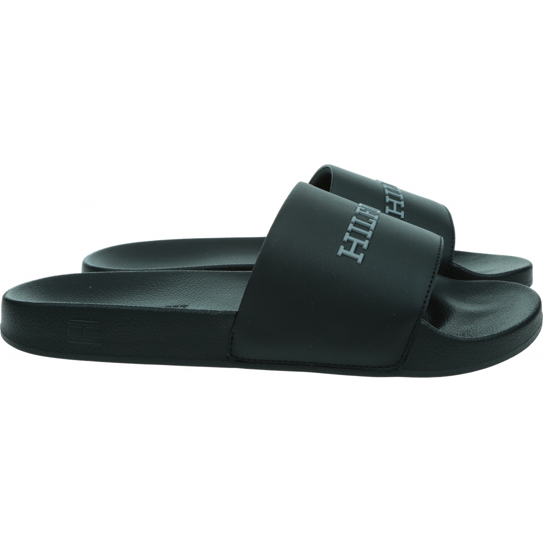 Klapki Męskie TOMMY HILFIGER Raised Pool Slide FM0FM05022 BDS