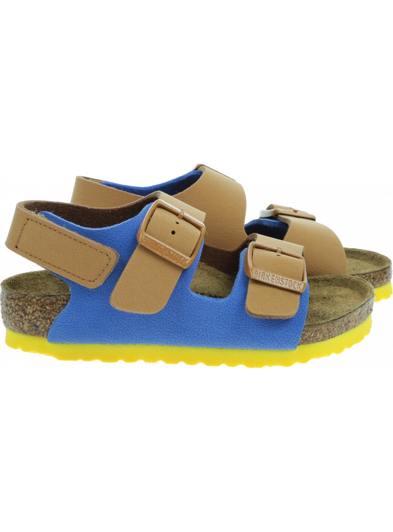 Sandały BIRKENSTOCK Milano HL K BFBC Caramel/Ultra Blue 1024336