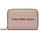 CALVIN KLEIN Sculpted Med Zip Around Mono K60K607229 Pale Conch TFT 1