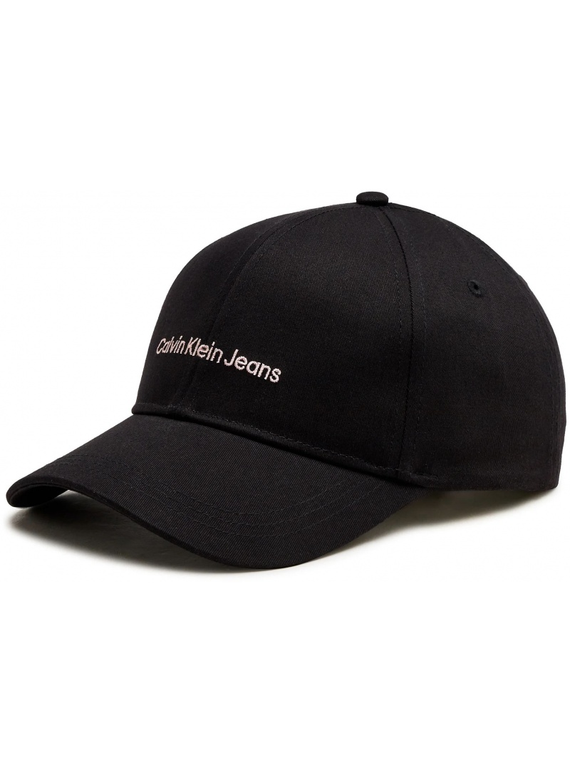 Czapka z Daszkiem CALVIN KLEIN Institutional Cap K60K608849 Black/Pale