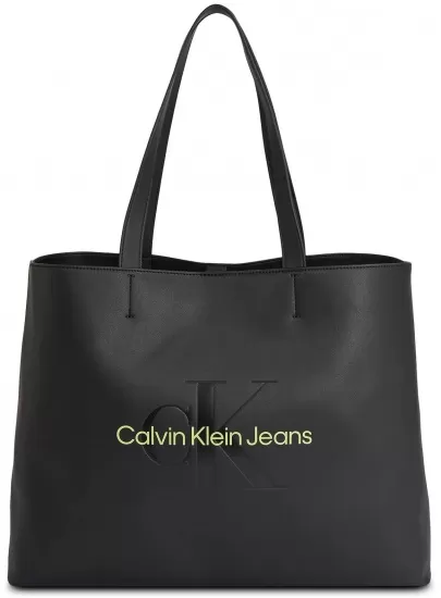 Torebka CALVIN KLEIN JEANS Sculpted Slim Tote34 Mono K60K610825 Black/Dark