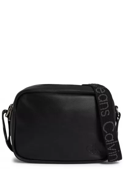 Torebka CALVIN KLEIN Ultralight Dblzip Camerabag21 Pu K60K611554 Black BEH