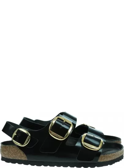 Sandały BIRKENSTOCK Milano Big Buckle Black 1024143