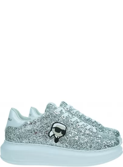 Sneakersy KARL LAGERFELD Kapri Heavy Glitter KL62573N GSL