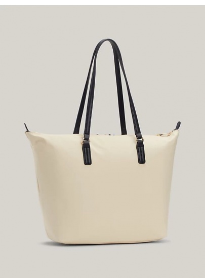 Torebka TOMMY HILFIGER Poppy Tote Corp AW0AW15981 AEF