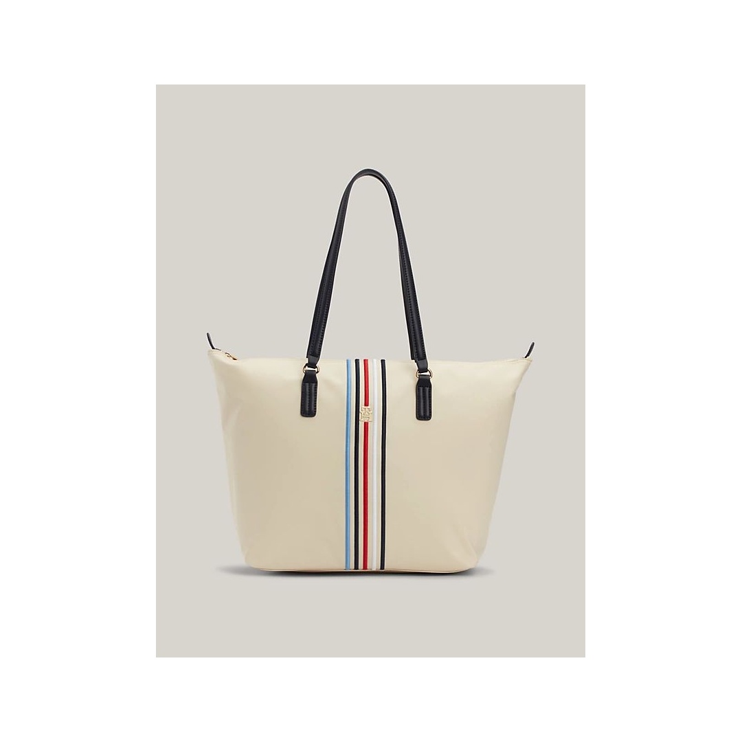 Torebka TOMMY HILFIGER Poppy Tote Corp AW0AW15981 AEF