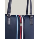 Torebka TOMMY HILFIGER Poppy Tote Corp AW0AW15981 DW6