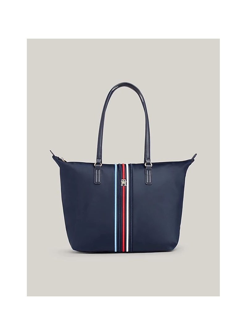 Torebka TOMMY HILFIGER Poppy Tote Corp AW0AW15981 DW6