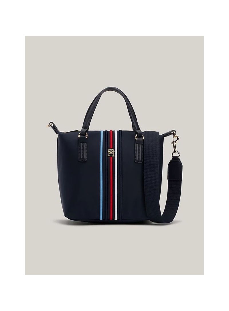 Torebka TOMMY HILFIGER Poppy Small Tote Corp AW0AW15986 DW6