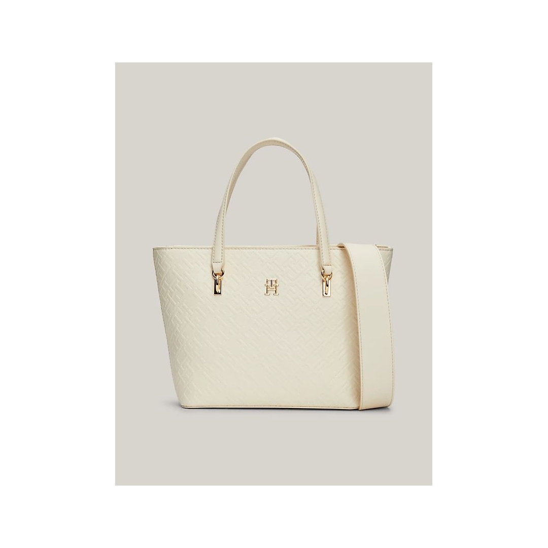 Torebka TOMMY HILFIGER Th Refined Mini Tote Mono AW0AW16002 AEF