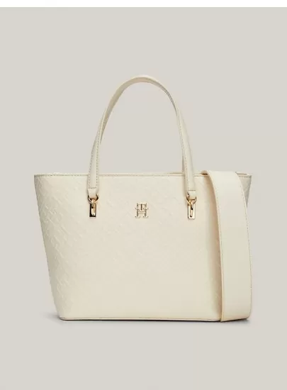 Torebka TOMMY HILFIGER Th Refined Mini Tote Mono AW0AW16002 AEF