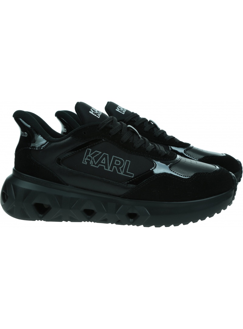 Sneakersy KARL LAGERFELD Kite Run Karl Logo Lo Lace KL64624 30X