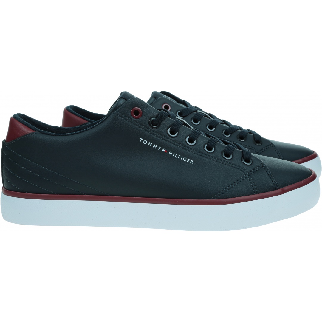 Trampki Męskie TOMMY HILFIGER Th Hi Vulc Core Low Leather FM0FM05041 DW5