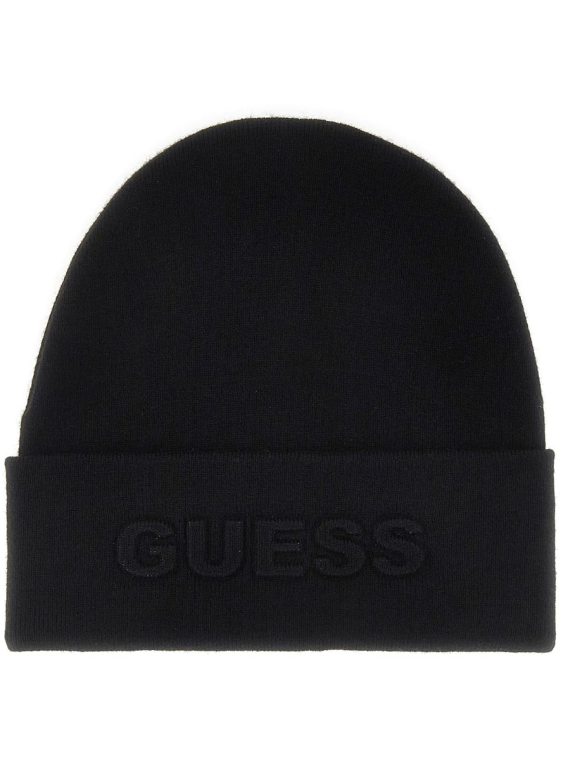 Czapka Damska GUESS Beanie AW5179POL01 BLA