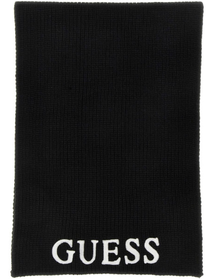 Zestaw Czapka + Szalik GUESS Gift Beanie + Scarf Logo GFBOXWP4402 BLA