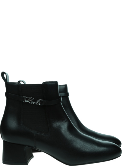 Botki KARL LAGERFELD Bonnie Ankle Gore BootKL30344 000