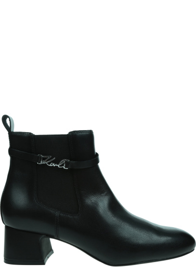 Botki KARL LAGERFELD Bonnie Ankle Gore BootKL30344 000