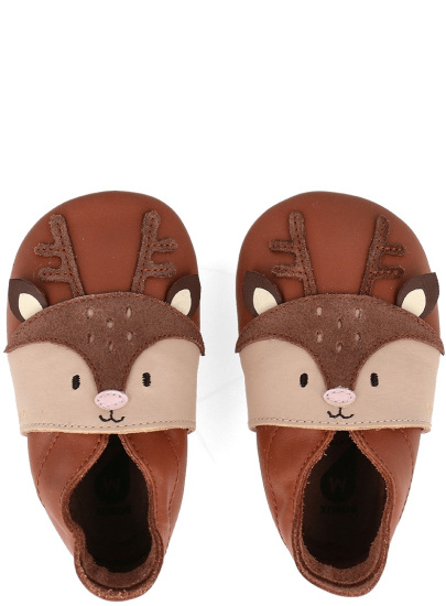 Skórzane Kapcie BOBUX Soft Sole Fawna Mocha-Beige