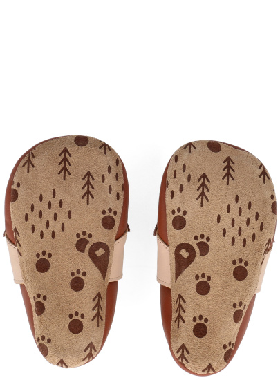 Skórzane Kapcie BOBUX Soft Sole Fawna Mocha-Beige