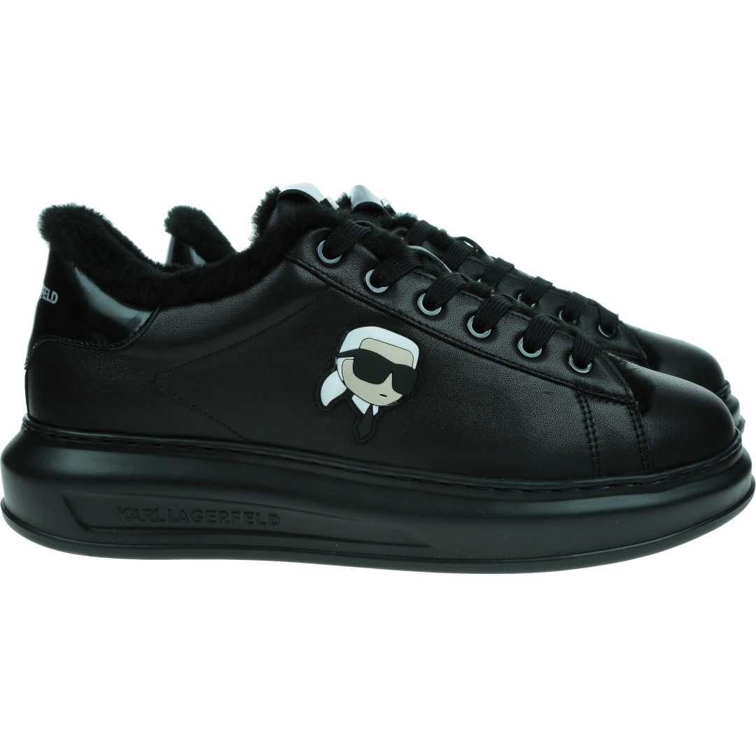 Ocieplane Sneakersy KARL LAGERFELD Kapri Mens NFT Lo Lined KL52531L 00X