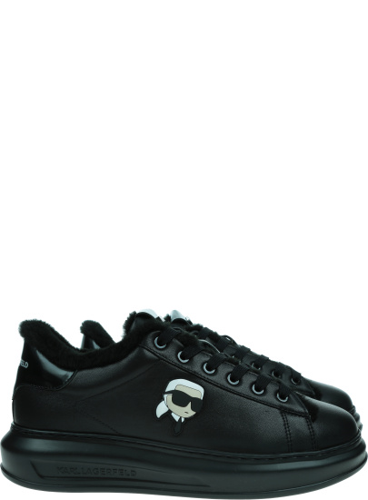 Ocieplane Sneakersy KARL LAGERFELD Kapri Mens NFT Lo Lined KL52531L 00X