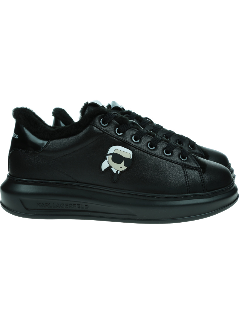 Ocieplane Sneakersy KARL LAGERFELD Kapri Mens NFT Lo Lined KL52531L 00X