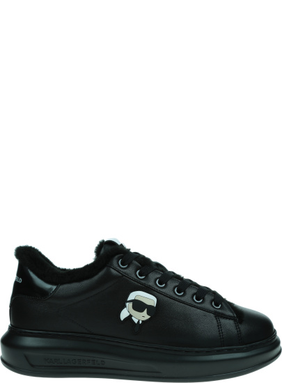 Ocieplane Sneakersy KARL LAGERFELD Kapri Mens NFT Lo Lined KL52531L 00X