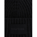 Czapka Zimowa TOMMY HILFIGER Th Monotype Patch Cotton Beanie AM0AM12752 BDS 3