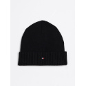 Czapka Zimowa TOMMY HILFIGER TH Flag Pima Cotton Beanie AM0AM12796 BDS 1