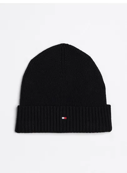 Czapka Zimowa TOMMY HILFIGER TH Flag Pima Cotton Beanie AM0AM12796 BDS