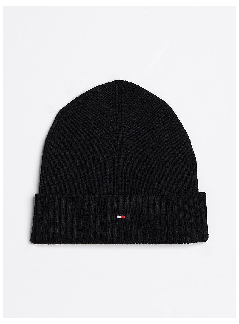 Czapka Zimowa TOMMY HILFIGER TH Flag Pima Cotton Beanie AM0AM12796 BDS