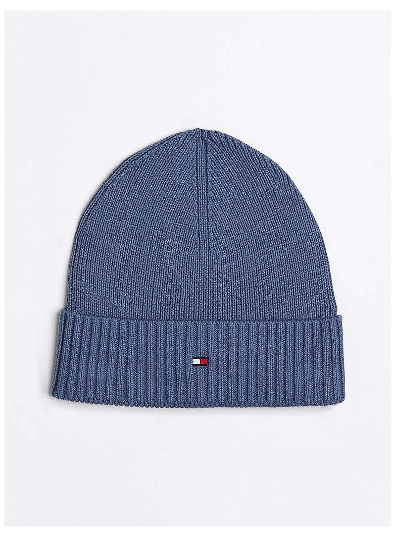 Czapka Zimowa TOMMY HILFIGER TH Flag Pima Cotton Beanie AM0AM12796 DBW