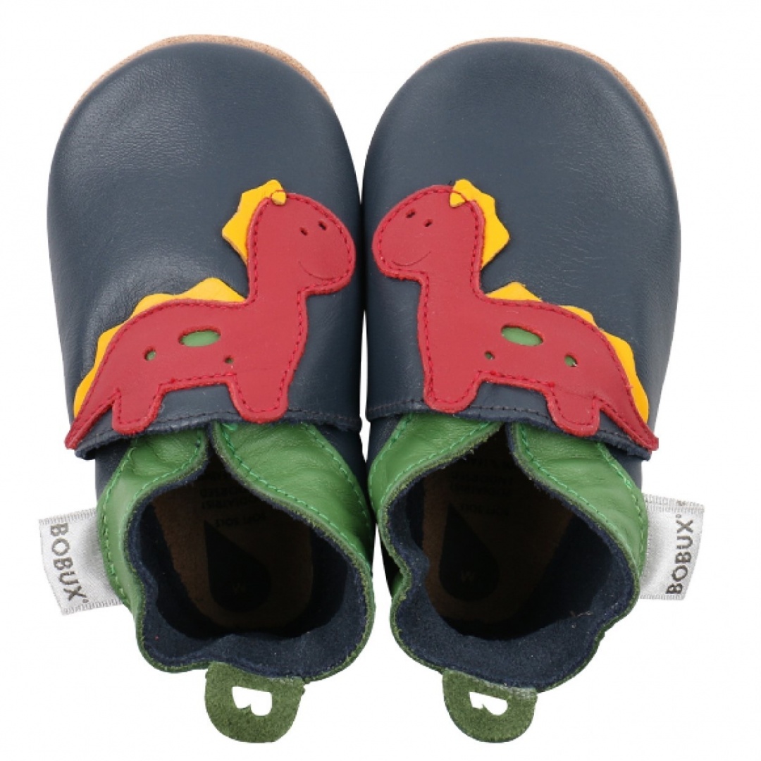 BUCIKI BOBUX 4070 NAVY DINOSAUR SOFT SOLE