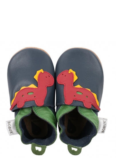 BUCIKI BOBUX 4070 NAVY DINOSAUR SOFT SOLE
