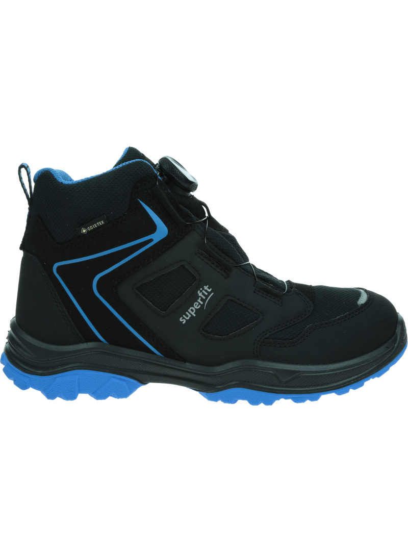 Superfit Jupiter Scarpe Da Trekking Bambino - Blu/Giallo, Con Sistema BOA E Membrana GORE-TEX, Taglia 32 EU