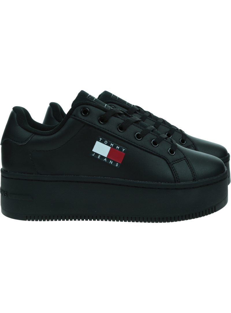 Trampki Na Platformie TOMMY JEANS Tjw Flatform Ess EN0EN02518 BDS