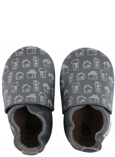 For babies BOBUX 4414 ARMY HOUSE PRINT SOFT SOLE | EN