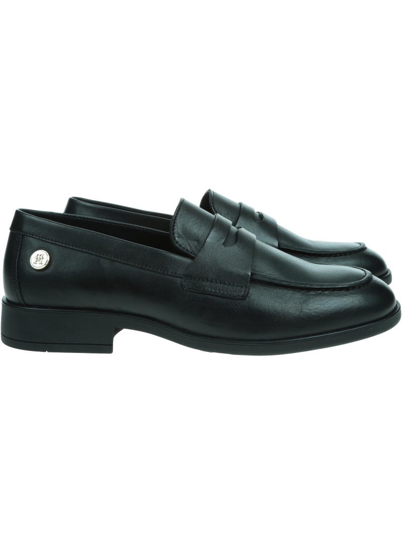 TOMMY HILFIGER Th Stud Leather Loafer FW0FW08312 BDS