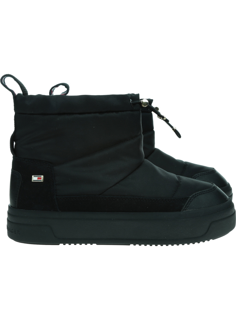 Śniegowce TOMMY HILFIGER Flag Nylon Mini Snowboot FW0FW08334 BDS