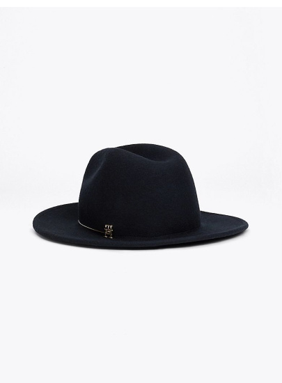 Kapelusz TOMMY HILFIGER TH Naval Fedora AW0AW16625 DW6