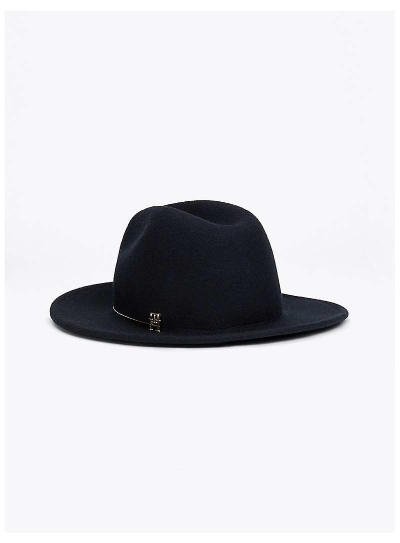 Kapelusz TOMMY HILFIGER TH Naval Fedora AW0AW16625 DW6