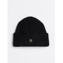 Czapka Zimowa TOMMY HILFIGER TH Luxe Beanie AW0AW16628 BDS 1