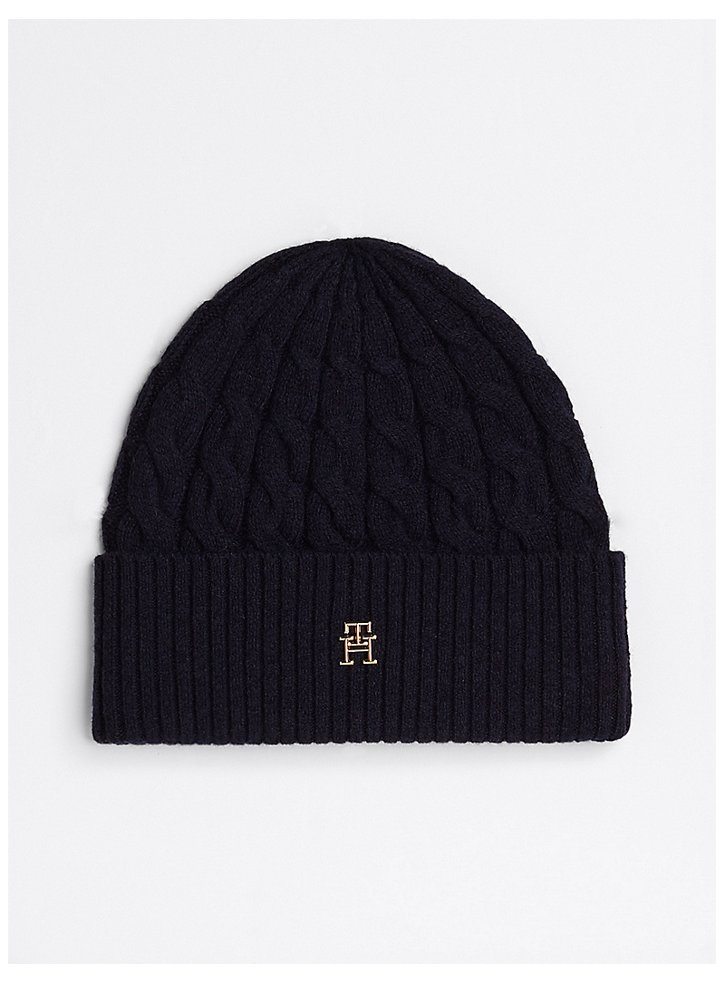 Czapka Zimowa TOMMY HILFIGER TH Naval Cable Beanie AW0AW16629 DW6