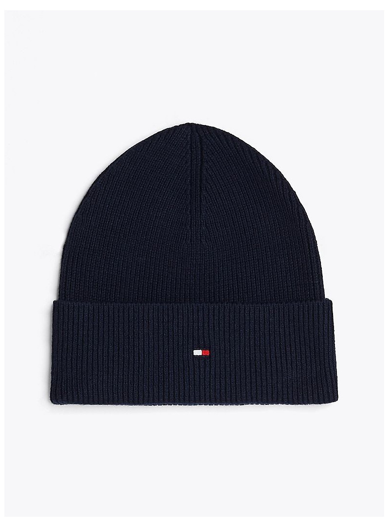 Czapka Zimowa TOMMY HILFIGER Essential Flag Beanie AW0AW16637 DW6