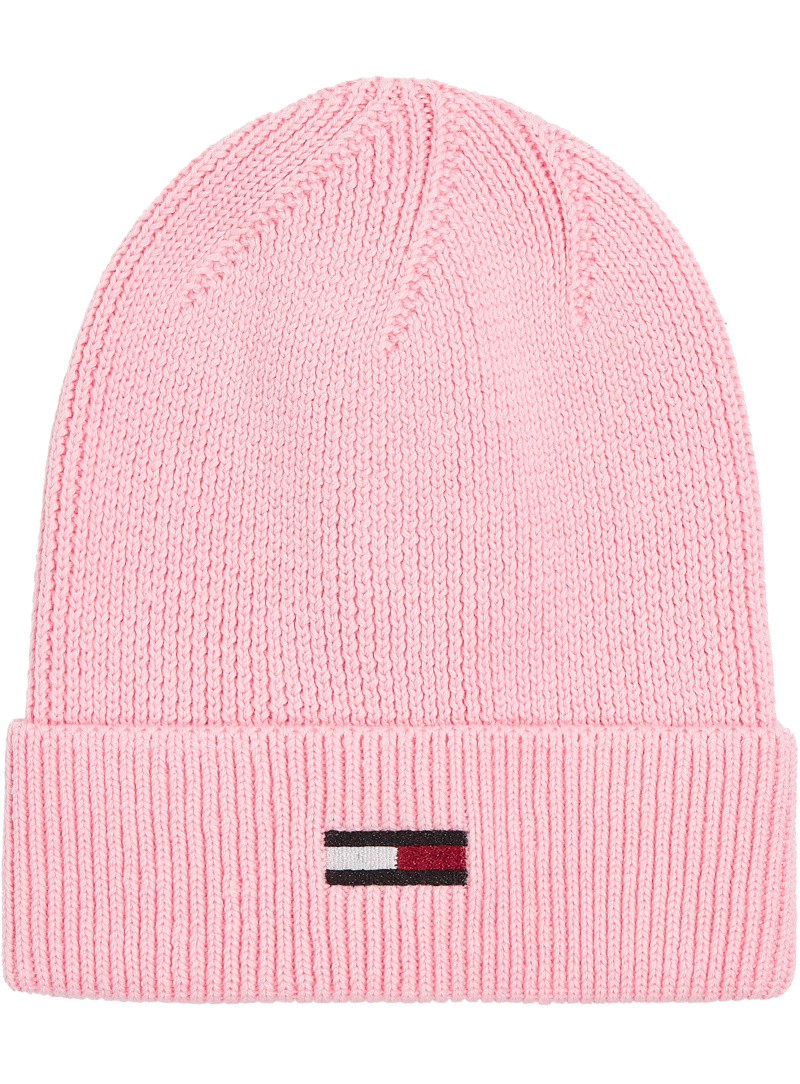 Czapka Zimowa TOMMY JEANS TJW Elongated Flag Beanie AW0AW16777 THA